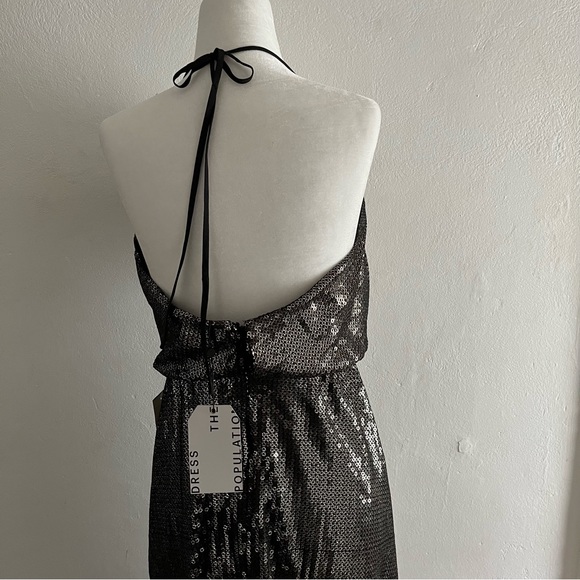 Dress the Population Dress - Zherra style size small - gold sequins with black - Picture 6 of 14